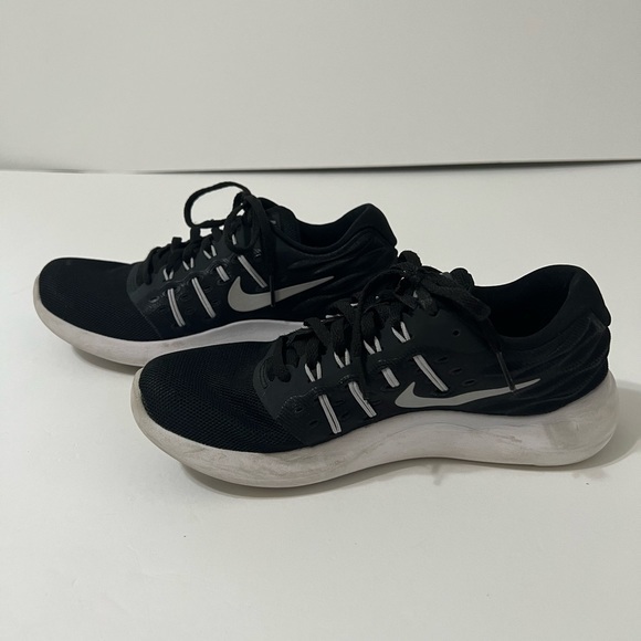 Nike Lunarstelos Black Sneakers Size 6.5 - Picture 4 of 6